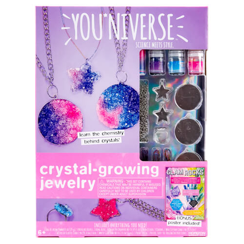 Crystal Growing Jewelry