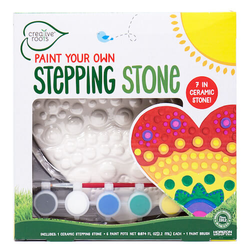 Paint Your Own Heart Stepping Stone