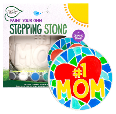 Creative Roots Paint Your Own Rainbow Stepping Stone Craft Kits for Kids,  Ceramics to Paint, Ages 6+ - Name Brand Overstock
